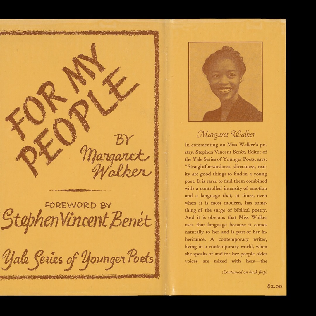 For My People Book Jacket. 1942