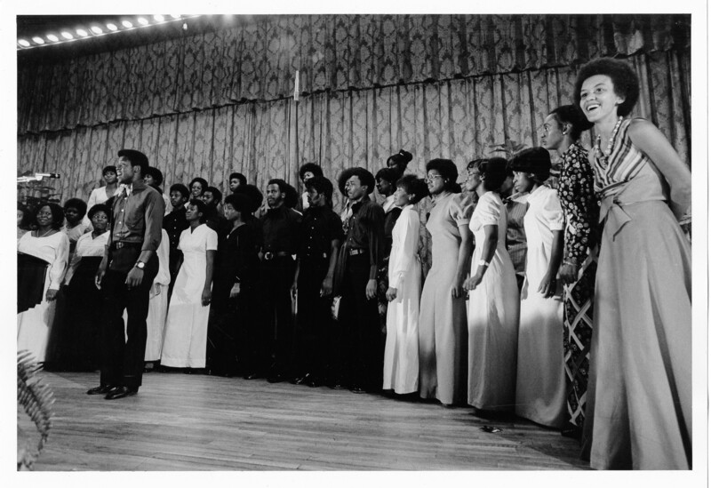 Nikki Giovanni with Tougaloo College Gospel Choir