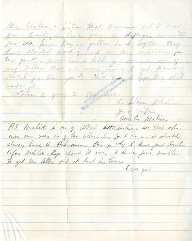 Letter 1, page 3 