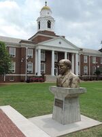 WEB DuBois bust at Clark Atlanta University (Trevor Arnett Hall)