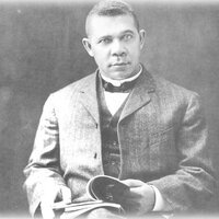 Booker T. Washington, image in black and white