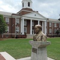 WEB DuBois bust at Clark Atlanta University (Trevor Arnett Hall)