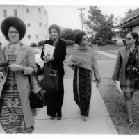 Phillis Wheatley Poetry Festival Participants near Ayer Hall