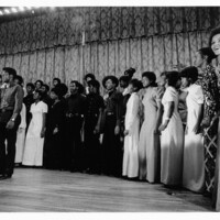 Nikki Giovanni with Tougaloo College Gospel Choir