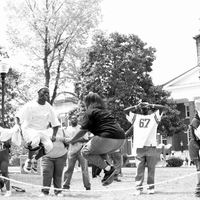 Students Jump roping at Tuskegee University 